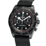 43mm Black Carbon FXD Chrono Black Dial