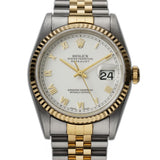 36mm Steel & 18k YG Fluted Bezel Circa 1996 Unpolished