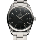 39mm Aqua Terra Steel Black Dial Auto