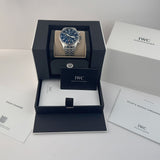 43mm Chronograph Stainless Steel Blue Dial