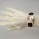 27mm Large Tank Americaine 18k RG Diamonds Auto 2012