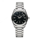 38mm Aqua Terra 150M Steel Black Lacquered Dial