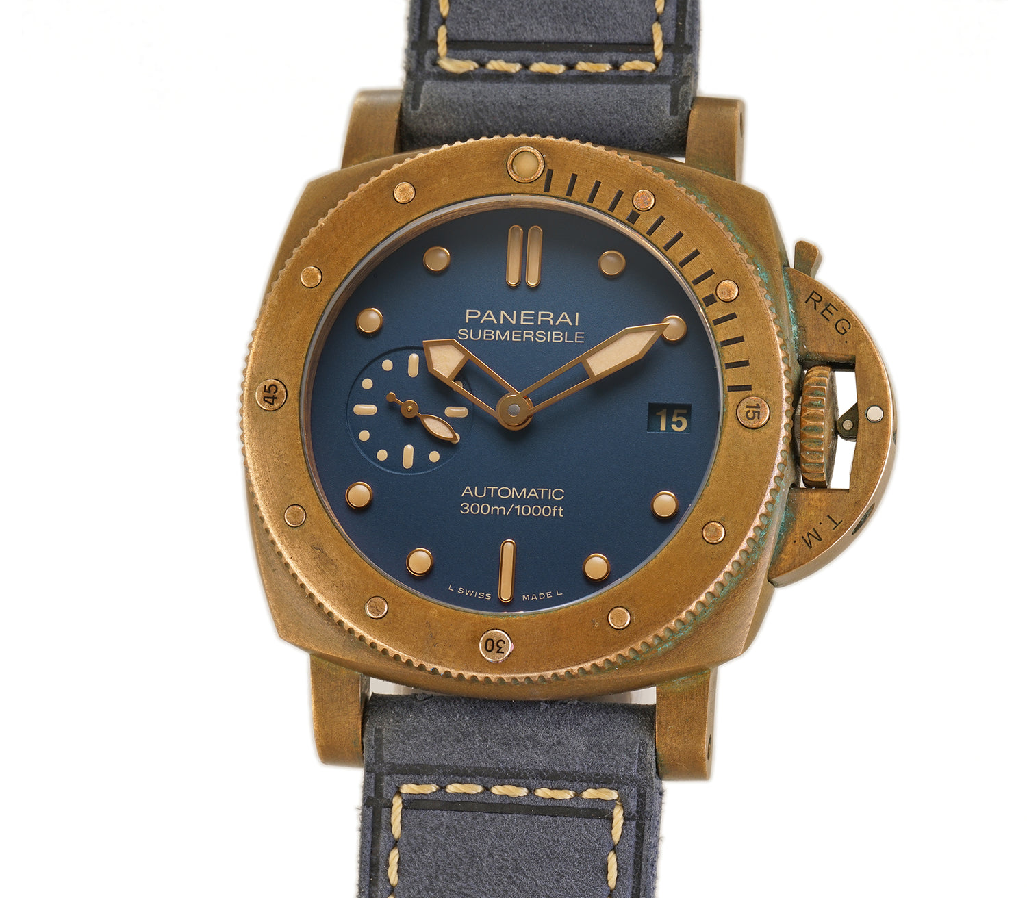 Panerai Luminor Submersible 42mm Bronzo Blu Abisso PAM01074