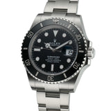 41mm Date Steel Black Dial