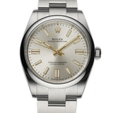 41mm No-Date Silver Dial