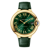 40mm 18k Yellow Gold Green Dial Green Strap Automatic