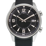 42mm Date Steel Black Dial Exhibition Back
