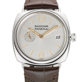 40mm Quaranta Steel White Sun-Brushed Dial