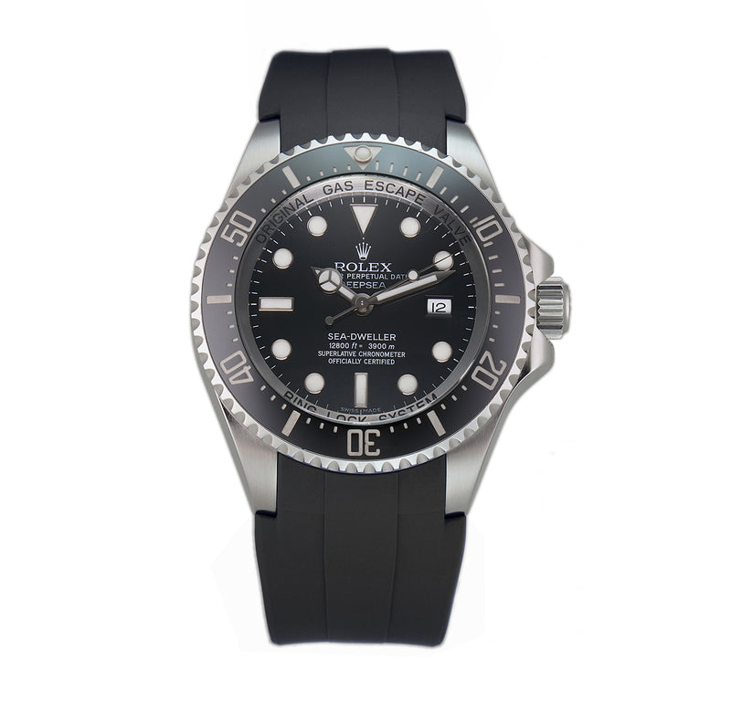 44mm Deepsea Black Dial On RubberB Bracelet Included 2009