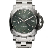 40mm Quaranta BiTempo Steel Green Dial