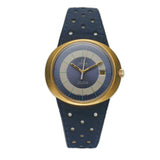 41mm Vintage 18k YG Blue Bullseye Dial Auto