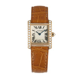 20mm Tank Francaise 18k RG Diamond Bezel