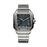 35mm Medium Diamond Bezel Blue Dial 2024