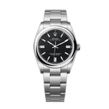 36mm No-Date Bright Black Index Dial