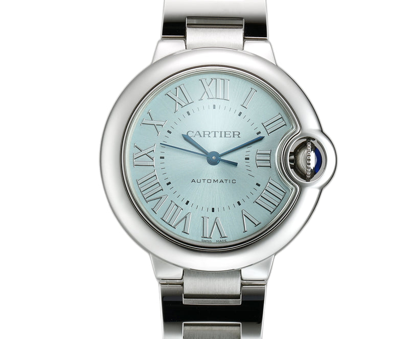 33mm Stainless Steel Blue Silvered Dial Automatic on Bracelet