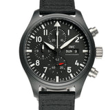 45mm Top Gun Chronograph Ceramic Black Dial