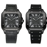 40mm Large ADLC Black Dial