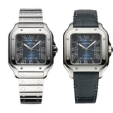 35mm Medium Steel Blue Dial