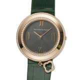 38mm 18k RG Diamond Bezel Grey Dial
