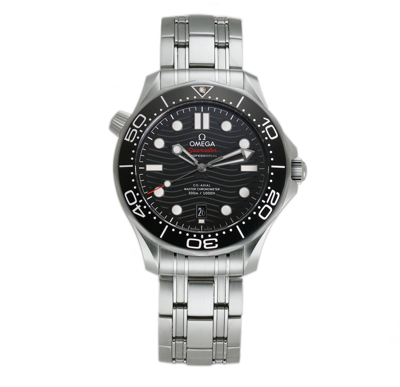 42mm Diver 300m Co-Axial Master Chronometer Steel Black Dial