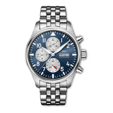 43mm Chronograph Laureus Stainless Steel Blue Dial