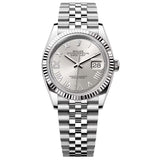 36mm Silver Diamond VI IX Dial Jubilee