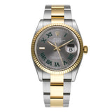 36mm Steel & Yellow Gold Wimbledon Dial Fluted Bezel Oyster Bracelet
