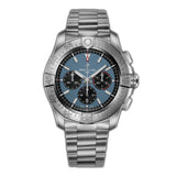 46mm B01 Chronograph Blue Dial Stainless Steel Bracelet