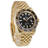 40mm 18k Yellow Gold Ceramic Bezel Black Dial Jubilee Bracelet