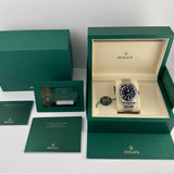 41mm Date Steel Black Dial
