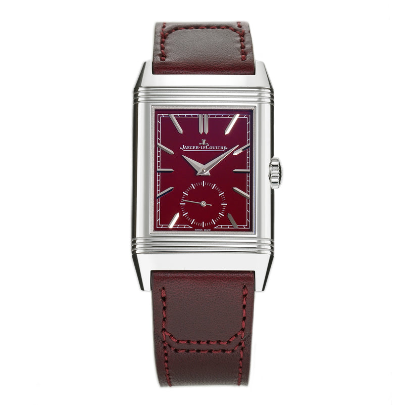 27mm Tribute Monoface Small Seconds Burgundy Red Dial NOS 2022