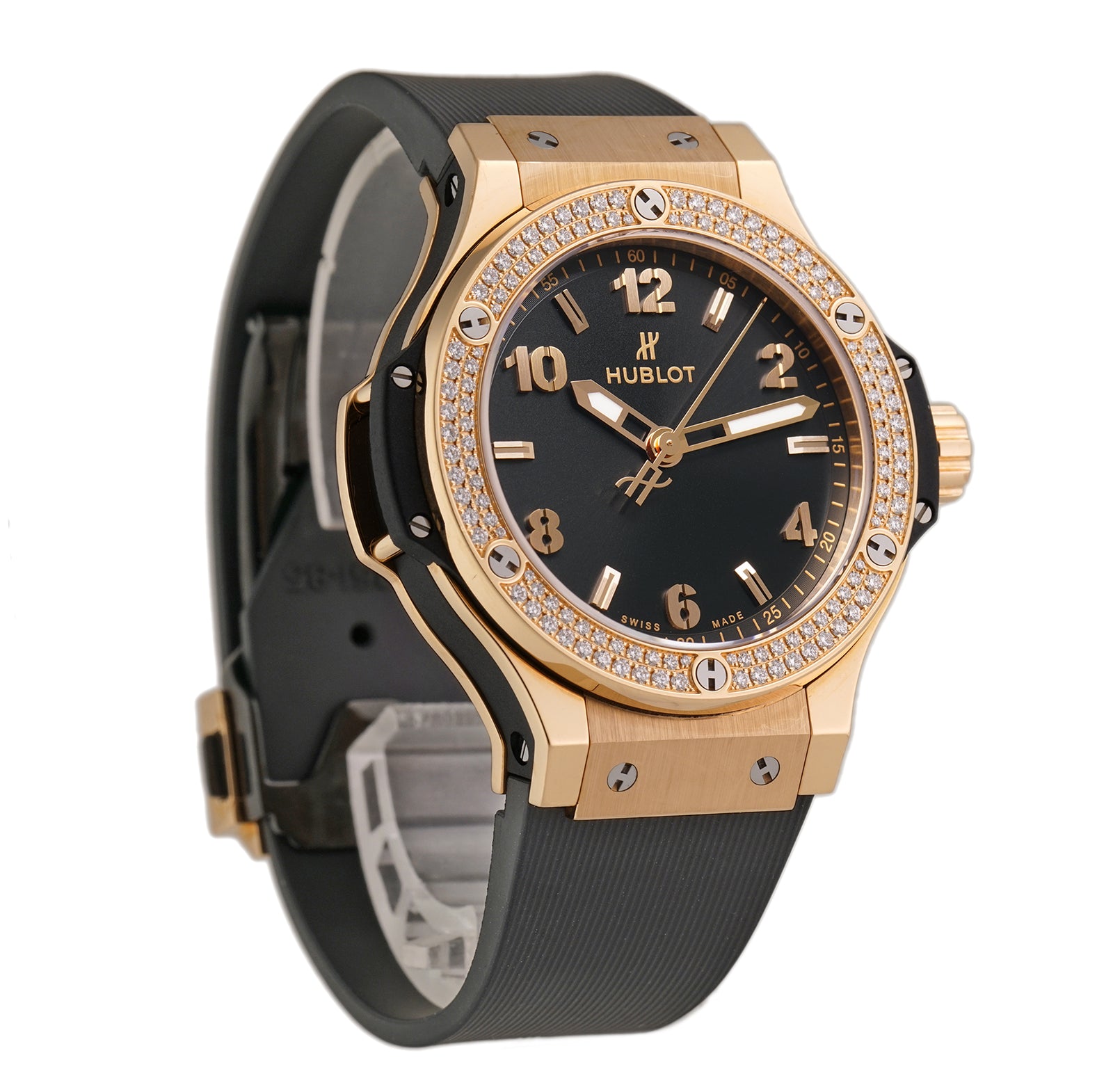 Hublot big bang rose gold diamond best sale