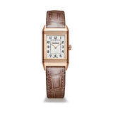 21mm Classic Monoface Rose Gold Brown Strap