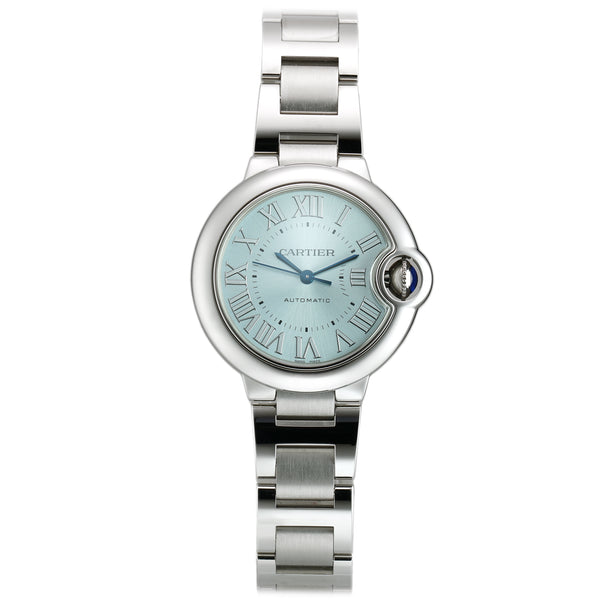 33mm Stainless Steel Blue Silvered Dial Automatic on Bracelet