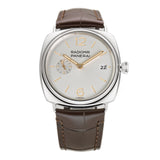 40mm Quaranta Steel White Sun-Brushed Dial