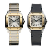 27mm Small Model Steel and Yellow Gold Silver Dial (Copy)