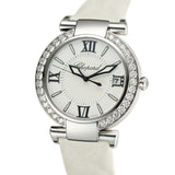 40mm Steel Diamond Bezel White Dial Auto