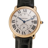 40mm Ronde Louis 18k Rose Gold Silver Dial Automatic Box and Papers 2019