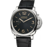 42mm Luminor Due 3 Days Steel Black Dial 2016