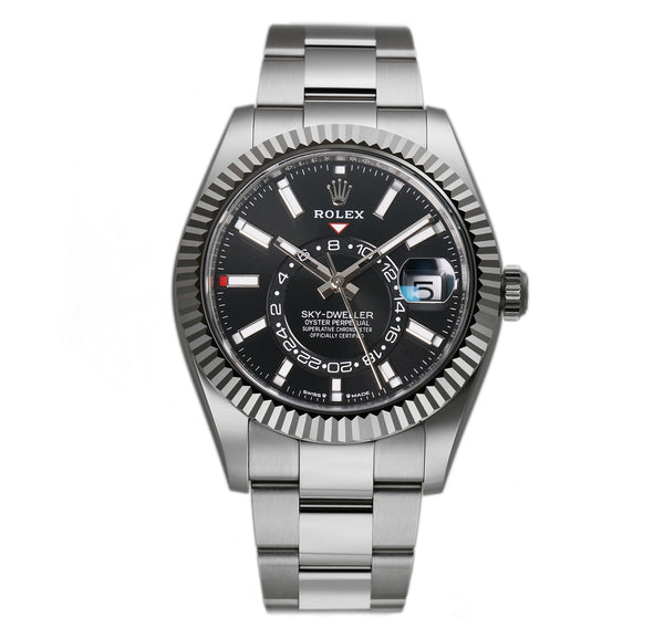 42mm Steel Black Dial Oyster Bracelet