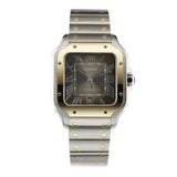 40mm Large Steel & 18k Yellow Gold Anthracite Grey Dial