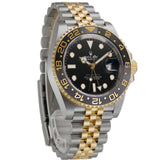 40mm Steel & Yellow Gold Ceramic Bezel Black Dial Jubilee Bracelet