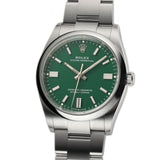 36mm No-Date Green Index Dial