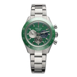 41mm Sport Chronograph Green Ceramic Bezel Lacquered Green Tricolour Dial (Copy)