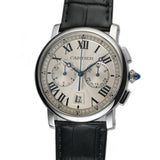 40mm Chronograph Steel Silver Dial Auto 2018