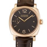 1940 47mm 18k Rose Gold Tobacco Brown Sandwich Dial NOS 2020