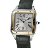 34mm Extra Large Santos-Dumont Steel & 18k YG