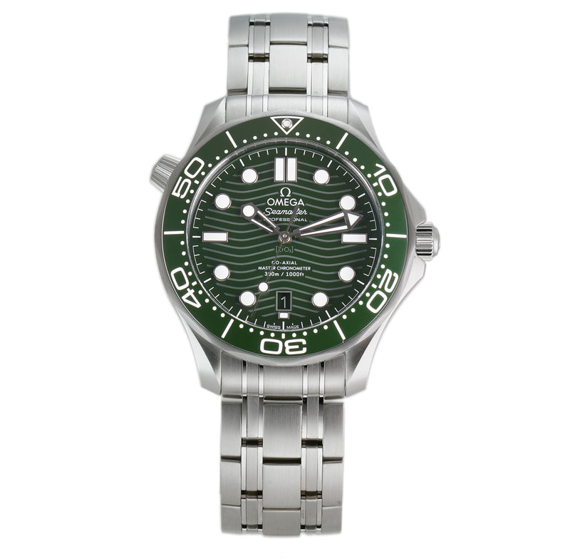 Seaweed 42mm Diver 300m Co-Axial Master Chronometer Steel Green Dial