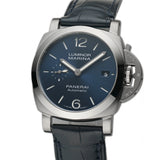 40mm Quaranta Steel Blue Sandwich Dial