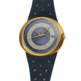 41mm Vintage 18k YG Blue Bullseye Dial Auto